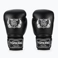 Top King Muay Thai Super Air bokszkesztyűk fekete 2