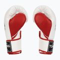 Top King Boxing Reborn fehér/piros bokszkesztyűk 3