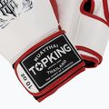 Top King Boxing Reborn fehér/piros bokszkesztyűk 4