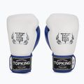 Top King Boxing Reborn fehér/kék bokszkesztyű