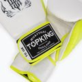 Top King Boxing Reborn fehér/sárga bokszkesztyűk 4