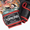 Top King Boxing Culture fekete/piros bokszkesztyűk TKBGCT-2C2 4