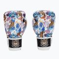 Top King Boxing Wild Tiger fekete/fehér bokszkesztyűk