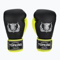 Top King Reborn Bokszkesztyűk Semi Leather fekete/sárga