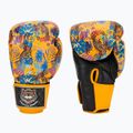 Top King Boxing Wild Tiger fekete/sárga bokszkesztyűk