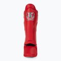 Top King Pro Semi Leather piros sípcsont- és lábfejvédők 3
