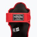 Top King Pro Semi Leather piros sípcsont- és lábfejvédők 6