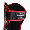 Top King Culture Semi bőr sípcsont- és lábfejvédő fekete TKSGCT-CN 7