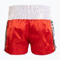 Top King Thai Boxing edző rövidnadrág piros/fehér 2