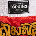 Top King Thai Boxing edző rövidnadrág piros/fehér 3