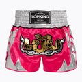 Top King Thai Boxing edző rövidnadrág rózsaszín/fehér