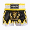 Top King Thai Boxing edző rövidnadrág fekete/arany/fehér