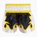 Top King Thai Boxing edző rövidnadrág fekete/arany/fehér 2