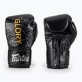 Boxkesztyű Fairtex Glory Kickboxing Competition Training Boxing black/silver
