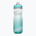 CamelBak Podium Chill 620 ml szürke/ teal csíkos kerékpáros palack 3