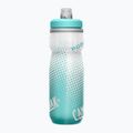 CamelBak Podium Chill 620 ml szürke/ teal csíkos kerékpáros palack 4