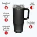 CamelBak Thrive Mug Insulated SST 950 ml-es hőszigetelt bögre fekete 6