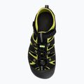 Gyerek szandálok KEEN Newport H2 black/lime green 5