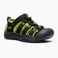 Gyerek szandálok KEEN Newport H2 black/lime green