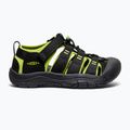 Gyerek szandálok KEEN Newport H2 black/lime green 2