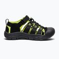 Gyerek szandálok KEEN Newport H2 black/lime green 3