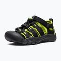 Gyerek szandálok KEEN Newport H2 black/lime green 4