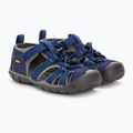 KEEN Seacamp II CNX blue depths/gargoyole gyermek túraszandál 4