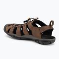 KEEN Clearwater Cnx Leather sötét föld/fekete férfi szandálok 3