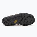 KEEN Clearwater Cnx Leather sötét föld/fekete férfi szandálok 4