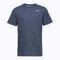 Férfi póló Nike Dri-Fit smokey obsidian heather/matte silver