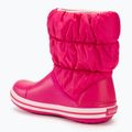 Crocs Winter Puff Kids candy pink gyerek hótaposó 3