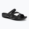 Női Crocs Swiftwater szandál fekete 203998-060 flip-flopok