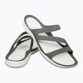 Női papucs Crocs Swiftwater Sandal W smoke/white 9