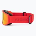 Síszemüveg Atomic Four HD red/red hd 4
