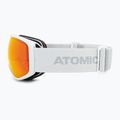 Atomic Revent Stereo világosszürke/piros síszemüveg 4
