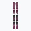 Gyermek lesikló sílécek + kötések Atomic Maven Jr 100-120 + C5 GW red plum