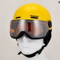 Gyermek sí sisak Salomon Orka Visor vibráló sárga 12