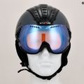 Sí sisak CASCO SP-2 Photomatic Visor strukturált arzénszürke / piros 9