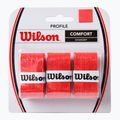 Wilson Profile Overgrip piros WRZ4025RD+ Teniszütő csomagolása