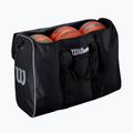 Kosárlabda labdatáska Wilson Travel Basket 6 Ball black/silver 3