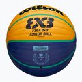 Wilson Fiba 3x3 Junior kék/sárga gyermek kosárlabda 5. méret 5