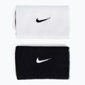Nike Dri-Fit dupla széles csuklópánt hazai és idegenbeli 2 db fehér NNNB0-101 2