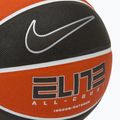 Kosárlabda Nike Elite All Court 8P 2.0 Deflated amber/white/metallic silver/black rozmiar 7 3