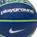 Kosárlabda Nike Everyday Playground 8P Graphic Deflated deep royal blue/vapor green/white rozmiar 4 3
