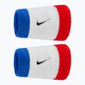 Csuklópántok Nike Swoosh Classic Doublewide Wristbands 2 db Game Royal/University Red/Black