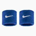 Frottír csuklópántok Nike Swoosh Classic Wristbands 2 db game royal/white