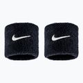 Frottír csuklópántok Nike Swoosh Classic Wristbands 2 db black/white