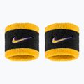 Frottír csuklópántok Nike Swoosh Classic Wristbands 2 db. black/court purple/university gold