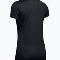 Under Armour Tech SSV női edzőpóló - Egyszínű fekete és ezüst 1255839 5