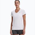Under Armour Tech SSV női edzőpóló - Egyszínű fehér és ezüst 1255839